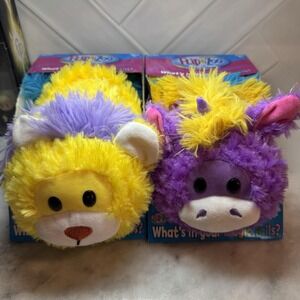 FlipaZoo Magic Tails 2-in-1 Animal Plush Lion Unicorn, Flippable Dolls, Lot of 2